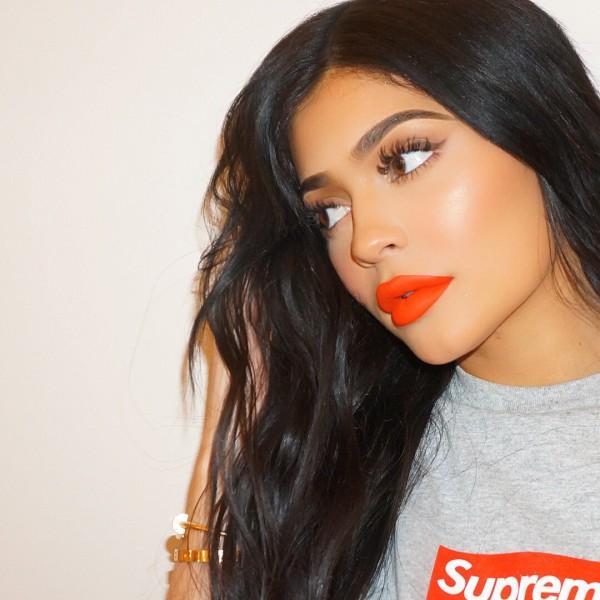 Kylie Jenner strikes a sultry pose with sister Khloe for the Koko lip ...