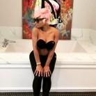 American model Blac Chyna shares latest pictures on Instagram.