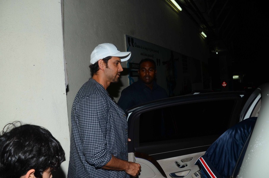 Spotted: Bollywood actor Hrithik Roshan and Sussanne Khan enjoy a movie outing with kids in Mumbai on May 29, 2017. Hrithik Roshan and Sussanne Khan,Hrithik Roshan,Sussanne Khan,actor Hrithik Roshan,Hrithik Roshan with Kids,Hrithik Roshan kids