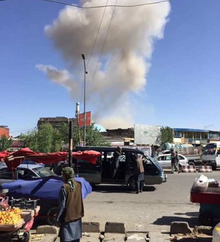 Images circulating on social media appeared to show a large cloud of black smoke over the city, BBC said. Afghanistan,Afghanistan blast,Indian embassy in Kabul,Indian embassy,Blast Near Indian Embassy in Kabul,Wazir Mohammad Akbar Khan area,Afghan capital