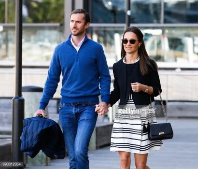James Matthews and Pippa Middleton are seen leaving the Hyatt Hotel on May 31, 2017 in Sydney, Australia.