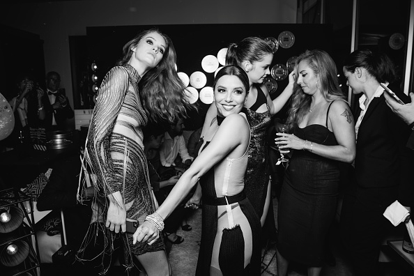 Alexina Graham and Eva Longoria attend L'Oreal Paris Cinema Club party during the 70th Cannes Film Festival at Martinez Hotel on May 24, 2017 in Cannes, France. Bella Hadid,Will Smith,Pamela Anderson,Priyanka Chopra,Dwayne Johnson,Party Like a Celebrity