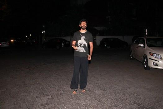 Exclusive photos of Actor Harshvardhan Kapoor spotted at (Saif Ali khan daughter) Sara Ali khan's house.