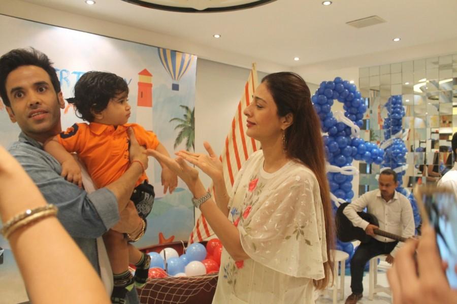 Inside pictures of Tusshar Kapoor's son, Laksshya Kapoor's 1st birthday ...