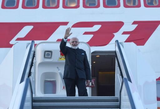Indian Prime Minister Narendra Modi arrived here on Friday on the final leg of his six-day, four-nation tour of Europe. On Saturday, Modi will hold his first meeting with newly elected French President Emmanuel Macron in Paris. Earlier on Friday, Modi attended for the first time the St. Petersburg International Economic Forum, an annual business and economic event hosted by the Russian President in city of St. Petersburg.