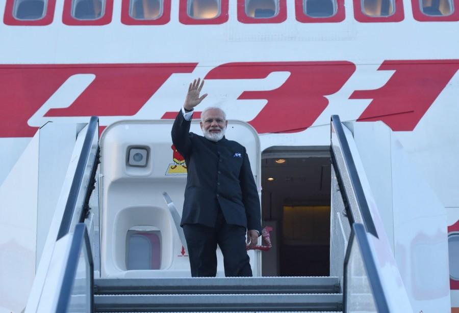 Indian Prime Minister Narendra Modi arrived here on Friday on the final leg of his six-day, four-nation tour of Europe. On Saturday, Modi will hold his first meeting with newly elected French President Emmanuel Macron in Paris. Earlier on Friday, Modi attended for the first time the St. Petersburg International Economic Forum, an annual business and economic event hosted by the Russian President in city of St. Petersburg. PM Narendra Modi,Narendra Modi,Narendra Modi arrives in Paris,Narendra Modi in Paris,Modi in Paris,Four-nation Tour