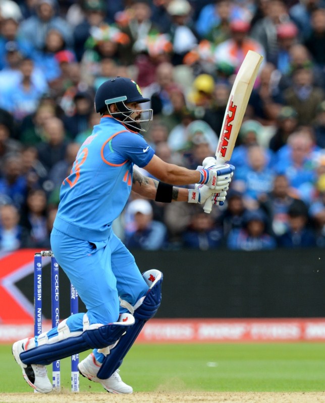 Kohli, who came in, supported Rohit well at the other end by simply rotating the strike. Rohit, who now seemed confident at the crease, kept on punishing the bowlers. But in the 33rd over, the skies opened up again and play was interrupted. After a 45-minute hiatus, the Virat-Rohit partnership soon ended in the latter's run-out -- and he missed a well-deserved ton. In the 37th over, Virat wanted to steal a single but a strong throw from backward point by Babar Azam did the trick and Rohit, who slammed seven boundaries and two sixes, failed to scramble home. Incoming batsman Yuvraj Singh, true to his reputation, started thrashing Pakistani bowlers all around. The pressure started building on the bowlers and fielders and, as a result, they dropped Yuvraj and Kohli in the process, which cost them hugely in the death overs. The two batsman forged a 93-run partnership for the third wicket before Yuvraj was adjudged leg before wicket in the penultimate over after the Pakistan skipper went for a review and was called correct. An unperturbed Kohli and new batsman Pandya played freely and started knocking the ball out of the ground. Pandya hit three consecutive sixes off Imad Wasim in the last over. Shadab and Hasan Ali took one wicket each. Champions trophy 2017,Champions trophy,India vs Pakistan,India vs Pakistan cricket,india vs pakistan champions trophy 2017,India beat Pakistan