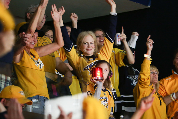 49-year-old actress and the country singer Nicole Kidman attends the Stanley Cup Finals Game 3 Nashville Predators Vs. Pittsburgh Penguins at Bridgestone Arena on June 3, 2017 in Nashville, Tennessee. Nicole Kidman and Keith Urban,Nicole Kidman,Keith Urban,Stanley Cup Finals,Stanley Cup Finals 2017,Stanley Cup Finals pics,Stanley Cup Finals images,Stanley Cup Finals stills