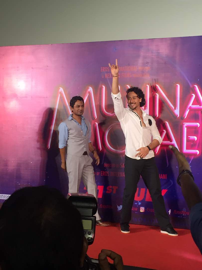 Bollywood celebs like Tiger Shroff and Nawazuddin Siddiqui spotted at Munna Michael Trailer launch. Tiger Shroff,Nidhhi Agerwal,Nawazuddin Siddiqui,Munna Michael,Munna Michael Trailer,Munna Michael Trailer launch,Munna Michael Trailer launch pics,Munna Michael Trailer launch images,Munna Michael Trailer launch stills,Munna Michael Trailer launch picture