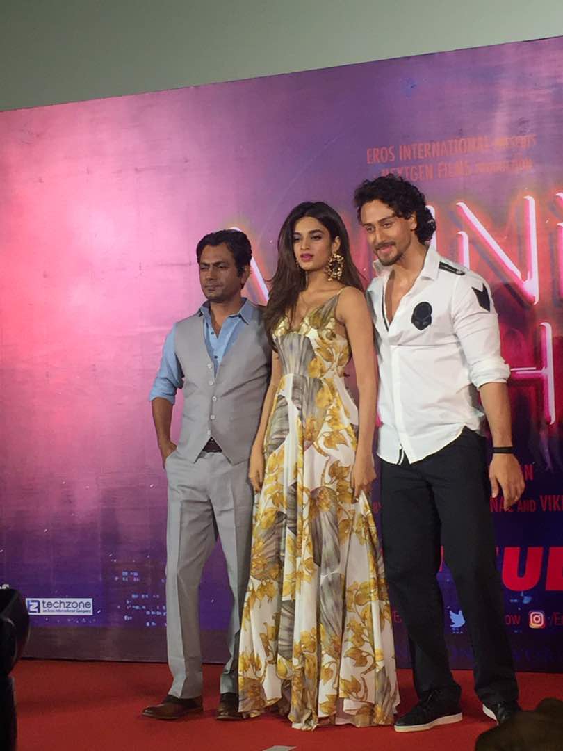 Bollywood celebs like Nawazuddin Siddiqui, Nidhhi Agerwal and Tiger Shroff spotted at Munna Michael Trailer launch. Tiger Shroff,Nidhhi Agerwal,Nawazuddin Siddiqui,Munna Michael,Munna Michael Trailer,Munna Michael Trailer launch,Munna Michael Trailer launch pics,Munna Michael Trailer launch images,Munna Michael Trailer launch stills,Munna Michael Trailer launch picture
