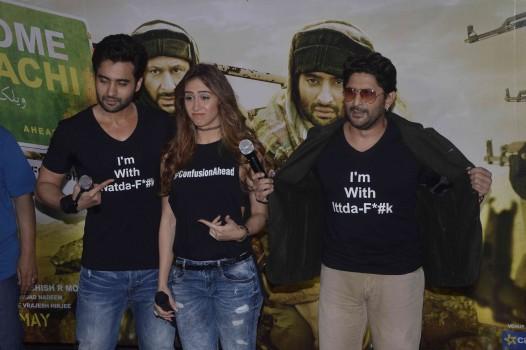 Arshad Warsi and Jackky Bhagnani at Trailer Launch of film Welcome to Karachi