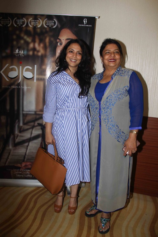 Bollywood filmmaker Madhu Chopra and actress Pakhi Tyrewala spotted at Kajal short film screening. Rekha Bhardwaj,Filmmaker Vishal Bhardwaj,actors Pakhi Tyrewala,Sunil Kumar Palwal,Salony Luthra,Kajal short film screening,Kajal short film