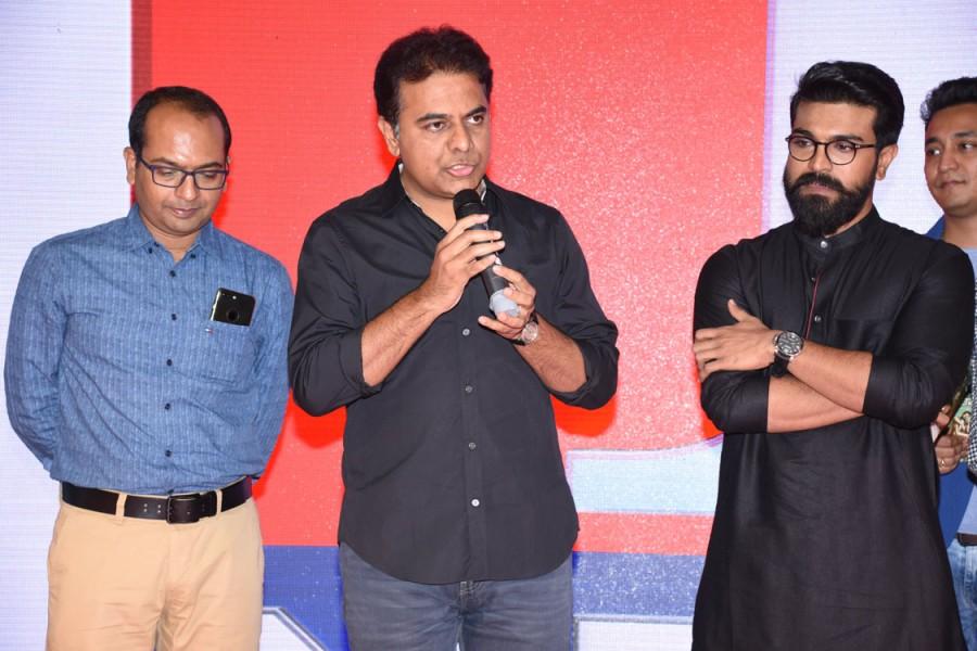 TS IT Minister KTR, Ramcharan, Suresh Babu, Dil Raju, Director Dasaradh participated the event. Ram Charan Teja,D Suresh Babu,KT Rama Rao,Harish Kalyan,Pooja K Doshi,Pattabhi R. Chilukuri,Sai Ronak,Dasarath,Prasan Praveen Shyam,Shraavya Reddy,Kaadhali audio launch,Kaadhali audio launch pics,Kaadhali audio launch images,Kaadhali audio launch stills