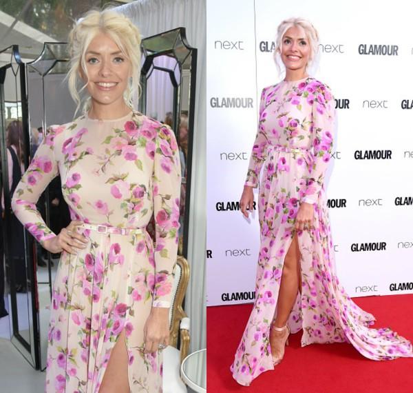 Holly Willoughby cuts a fairytale figure at Glamour Award - Photos ...