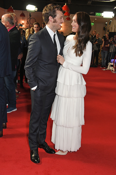 Sam Claflin (L) and Laura Haddock attend the World Premiere of 'My Cousin Rachel' at the Picturehouse Central on June 7, 2017 in London, England. Sam Claflin,Laura Haddock,Sam Claflin and his wife Laura Haddock,Sam Claflin and Laura Haddock,London premiere of My Cousin Rachel,My Cousin Rachel