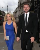 Kristina Rihanoff with boyfriend Ben Cohen,Kristina Rihanoff and Ben Cohen,Kristina Rihanoff,Ben Cohen,charity ball,Short Lives Midsummer Ball,Banqueting House