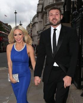 Dancer Kristina Rihanoff and Rugby player Ben Cohen attend Together for Short Lives Midsummer Ball at Banqueting House on June 7, 2017 in London, England.