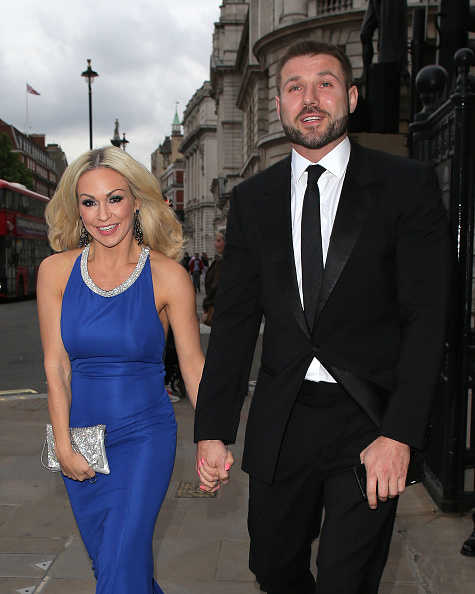 Dancer Kristina Rihanoff and Rugby player Ben Cohen attend Together for Short Lives Midsummer Ball at Banqueting House on June 7, 2017 in London, England. Kristina Rihanoff with boyfriend Ben Cohen,Kristina Rihanoff and Ben Cohen,Kristina Rihanoff,Ben Cohen,charity ball,Short Lives Midsummer Ball,Banqueting House