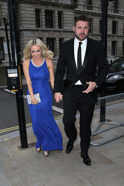 Kristina Rihanoff and Ben Cohen attend Together for Short Lives Midsummer Ball at Banqueting House in London, England on June 7, 2017. Kristina Rihanoff with boyfriend Ben Cohen,Kristina Rihanoff and Ben Cohen,Kristina Rihanoff,Ben Cohen,charity ball,Short Lives Midsummer Ball,Banqueting House
