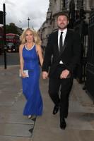 Kristina Rihanoff with boyfriend Ben Cohen,Kristina Rihanoff and Ben Cohen,Kristina Rihanoff,Ben Cohen,charity ball,Short Lives Midsummer Ball,Banqueting House