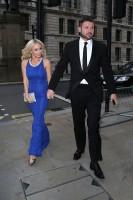 Kristina Rihanoff with boyfriend Ben Cohen,Kristina Rihanoff and Ben Cohen,Kristina Rihanoff,Ben Cohen,charity ball,Short Lives Midsummer Ball,Banqueting House