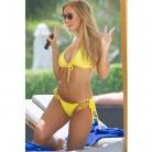 Chloe Meadows flaunts her curves in sizzling bikini.