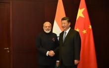 Prime Minister Narendra Modi on Friday met Chinese President Xi Jinping here ahead of the Shanghai Cooperation Organisation (SCO) Summit.