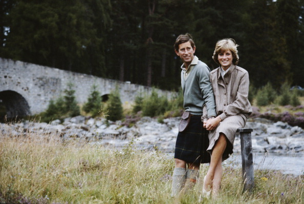 Prince Charles and Diana, Princess of Wales (1961 - 1997) pose together during their honeymoon in Balmoral, Scotland, 19th August 1981. Prince Charles,Princess Diana,Diana,Diana secretly recorded tapes,Diana recorded tapes,Princess Diana affair with Camilla,Diana affair with Camilla,Diana with Camilla,Diana and Charles,Charles,princess diana prince Charles,Camilla Parker-Bowles prince Cha