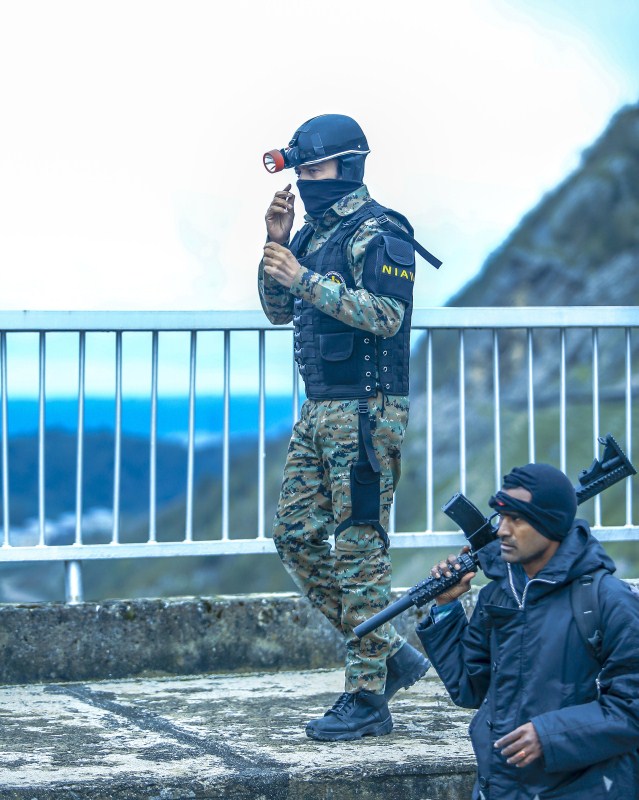 Garuda Vega,Garuda Vega team in Georgia,Dr. Rajsekhar,Pooja Kumar,Kishore,Telugu movie Garuda Vega