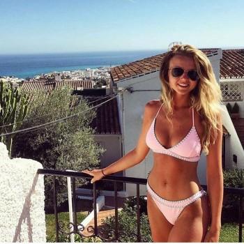 Lucy Mecklenburgh flaunts her slender figure