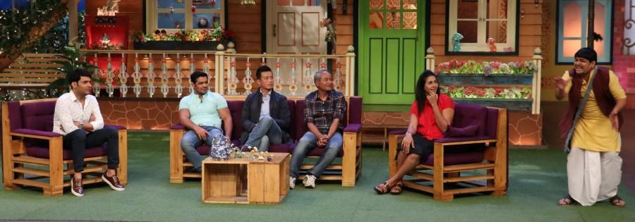 Bhaichung Bhutia,Anju Bobby George,Sushil Kumar,The Kapil Sharma Show,Sumona Chakravarti,Kala Chashma