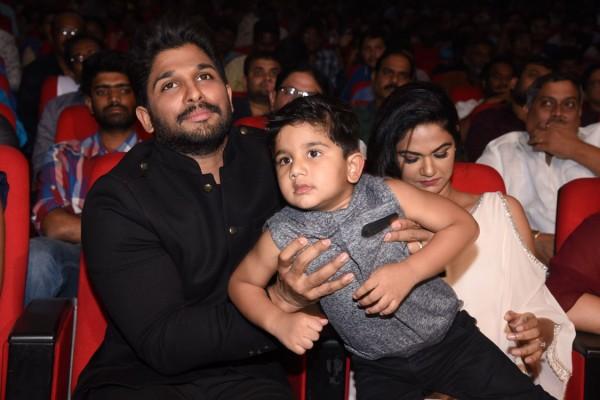 Allu Arjun's son Allu Ayaan was the star of Duvvada Jaggannadham audio ...