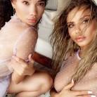 Sahara Ray leaves little to the imagination in a see-through top during holiday in Mexico.