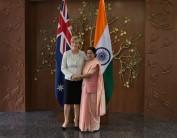 Julie Bishop Meets Sushma Swaraj In New Delhi