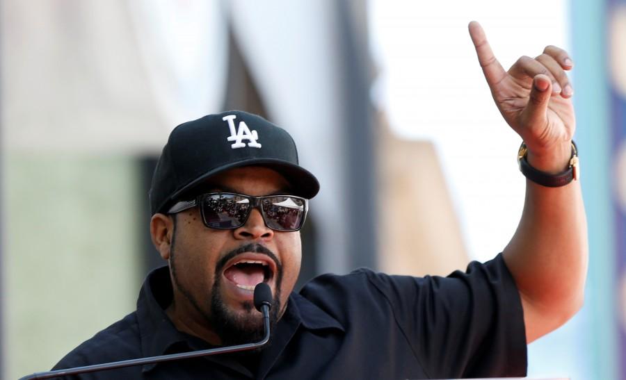 Rapper Ice Cube speaks before unveiling his star. Ice Cube,Ice Cube gets Star on Hollywood Walk of Fame,Hollywood Walk of Fame,Star on Hollywood Walk of Fame,Ice Cube Gets Star on Walk of Fame,actor Ice Cube,Hollywood Walk of Fame pics
