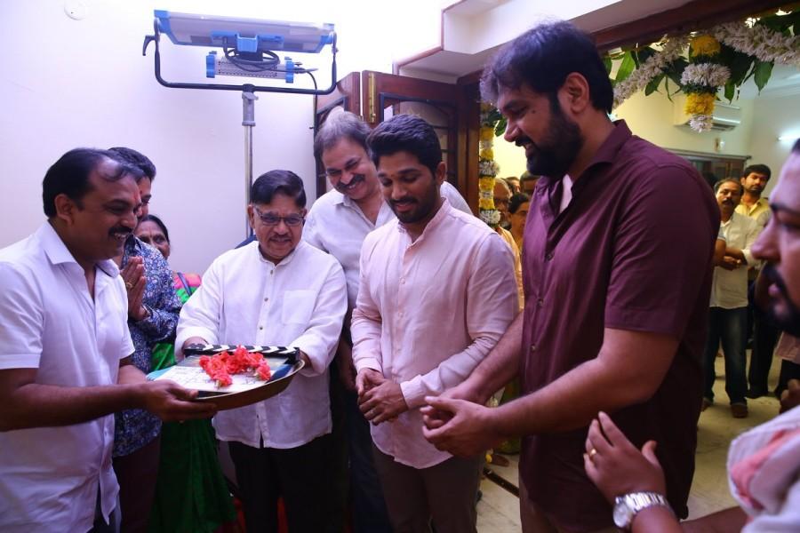 Moreover, we are happy to have Nagababu and Bunny Vass on board. The film will have top actors and technicians across India. Vishal – Sekhar duo is providing wonderful music. We will announce other details soon.” Allu Arjun,Naa Peru Surya Naa Illu India,Naa Peru Surya,Naa Peru Surya movie launch,Allu Arjun new movie Naa Peru Surya,Naa Peru Surya pooja,Naa Peru Surya pics,Naa Peru Surya images
