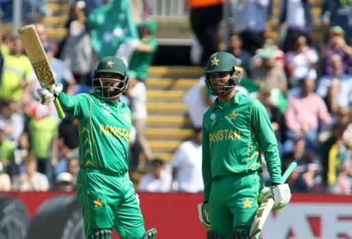 Chasing a below-par 212, the Green Brigade rode on a brilliant 118-run opening stand between Azhar Ali (76) and Fakhar Zaman (57) before Babar Azam (38 not out) and Ali helped the team with a 55-run second-wicket stand to set their date with the winner of the second semi-final between India and Bangladesh, on Sunday. After bowling the hosts out for 211, thanks to pacer Hasan Ali's 3/35, the Pakistani opening duo of Ali and Zaman made light work of the English bowlers as the visitors crossed the 50-run mark at the end of the mandatory powerplay. The 27-year-old Zaman was the more destructive of the two, bringing up his second consecutive fifty off 49 balls, laced with six boundaries and a six off a bouncer from pacer Mark Wood in the very first over of the innings.