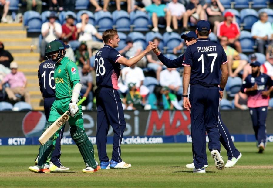 But a slower one from pacer Jake Ball saw the back of the opening batsman. Ali, who had by now faced 100 deliveries, only managed to get a bottom edge which crashed into his own stumps. Needing 39 runs to win, the experienced Mohammed Hafeez (31 not out off 21 balls) and Azam finished off in style with a 42-run unbeaten third-wicket stand. Hafeez, who started off clobbering all-rounder Ben Stokes for a massive six, got the winning runs with a boundary off the same bowler as Pakistan overhauled the target with 77 balls to spare. Earlier, Pakistan bowlers led by Hasan Ali put up a quality display to restrict England to 211 runs in 49.5 overs. Ali was complimented well by Juniad Khan and debutant Rumman Raees, who chipped in with two wickets each. Pakistan upstage England,Champions Trophy 2017,Champions Trophy final,ICC Champions Trophy,Pakistan beats England
