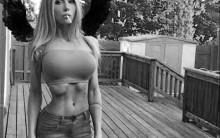 Fans criticised Chloe Lattanzi to flaunt her ‘unhealthy’ but slender figure in a crop top.