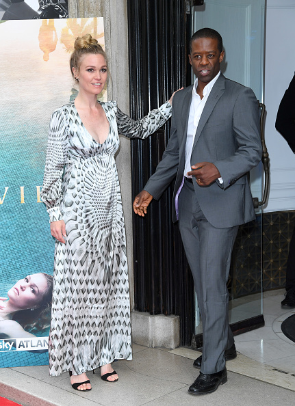 Julia Stiles and Adrian Lester attend the Riviera launch event at The Halcyon Gallery on June 13, 2017 in London, England. Julia Stiles,Julia Stiles flaunts off her baby bump,Julia Stiles baby bump,Julia Stiles baby bump pics,Julia Stiles baby bump images,Julia Stiles baby bump stills,Julia Stiles baby bump pictures,Julia Stiles baby bump photos