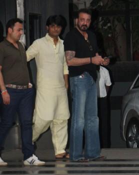 Sanjay Dutt spotted at Legend Studio Office in Andheri.