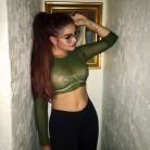 Ariel Winter flashes her skimpy lace bra.