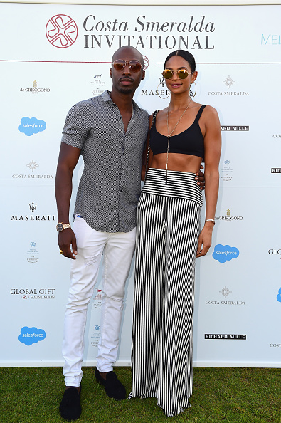 Alesha Dixon and Azuka Ononye attend the Welcome Dinner prior to The Costa Smeralda Invitational golf tournamen at Pevero Golf Club - Costa Smeralda on June 16, 2017. Alesha Dixon,Singer Alesha Dixon,Azuka Ononye,Alesha Dixon flaunts her abs,Alesha Dixon abs,Alesha Dixon hot pics,Alesha Dixon hot images,Alesha Dixon hot stills,Alesha Dixon hot pictures
