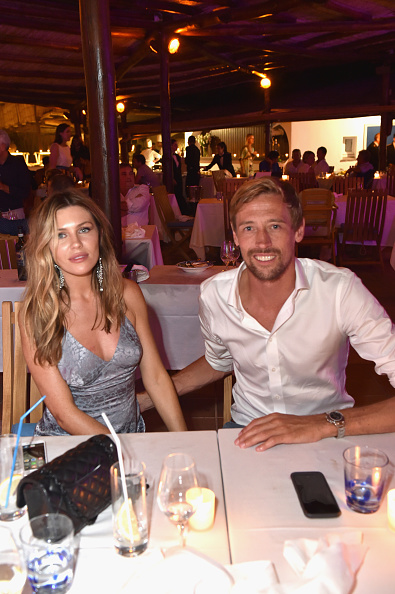Abbey Clancy and Peter Crouch attend the Welcome Dinner prior to The Costa Smeralda Invitational golf tournamen at Pevero Golf Club. Abbey Clancy,model Abbey Clancy,Peter Crouch,Abbey Clancy hot pics,Abbey Clancy hot images,Abbey Clancy hot stills,Abbey Clancy hot pictures