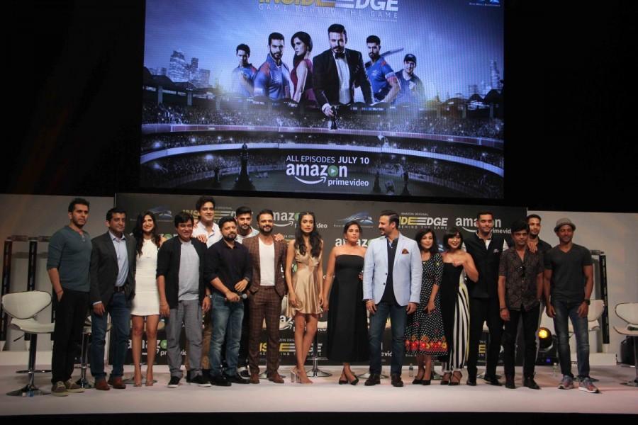 Inside Edge is a web series launched by Excel Media & Entertainment in association with Amazon Prime Video. Excel Media & Entertainment have also few more interesting shows with Amazon Prime in the pipeline after Inside Edge. Inside Edge is helmed by Karan Anshuman, who made his directorial debut with Riteish Deshmukh-starrer Bangistan. Amazon Original series,Amazon Original series trailer launch,Angad Bedi,Tanuj Virwani,Richa Chadda,Vivek Oberoi,Siddhant Chaturvedi,Sayani Gupta