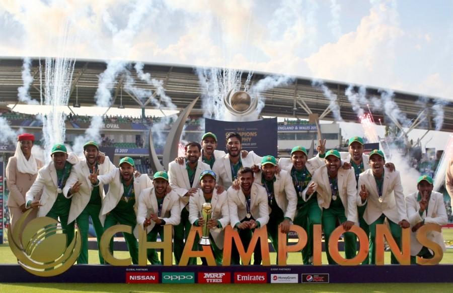 After playing a shot to left of the square leg, Azhar wanted to steal a single but Zaman didn't respond his call and thus India got a much needed breakthrough in form of Azhar. The 32-year-old batsman slammed four boundaries and one six in his 71-ball knock. Unperturbed by the fall of Azhar's wicket, Zaman, who was given a lifeline at three runs by pacer Jasprit Bumrah, continued his attack and displayed some quality strokes around the ground to enthrall the crowd. Soon, Zaman completed his century in 92 balls through a sweep at the square leg. Incoming batsman Babar Azam kept on supporting the 27-year-old in-form batsman by giving him the strike. After completing his century and adding 72 runs for the second wicket with Azam, Zaman tried to up the ante. But while trying to slog the medium pacer Hardik Pandy's delivery, Zaman was caught by Ravindra Jadeja, who ran from the point to take a brilliant catch at the square on the off-side in the 34th over. In his 106-ball innings, Zaman hit 12 boundaries and three sixes. With 16 overs remaining and two set batsmen back to pavilion, Azam and Shoaib Malik (12) played sensibly and punished the bad balls. Azam, who was previously supporting Zaman, now took the charge and played freely. But just when it seemed good for the Pakistan team, Malik played a loose short off pacer Bhuvneshwar Kumar and gifted his wicket. Kedar Jadhav took a simple catch at the deep cover to dismiss the 35-year-old batsmen in the 40th over. Champions Trophy 2017 final,Champions Trophy 2017,Pakistan beat India,Pakistan trash India,Pakistan vs India,India vs Pakistan,Pakistan wins
