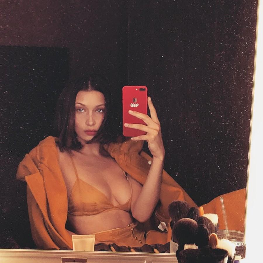 Model Bella Hadid's killer curves will help you to beat Monday blues. Bella Hadid,bella hadid,bella hadid instagram,bella hadid sexy photo,bella hadid flashes skin,bella hadid flaunts assets,Bella Hadid hot photos,bella hadid the weeknd,Bella Hadid boyfriend,bella hadid leaves little to the imagination,bella hadid plunging