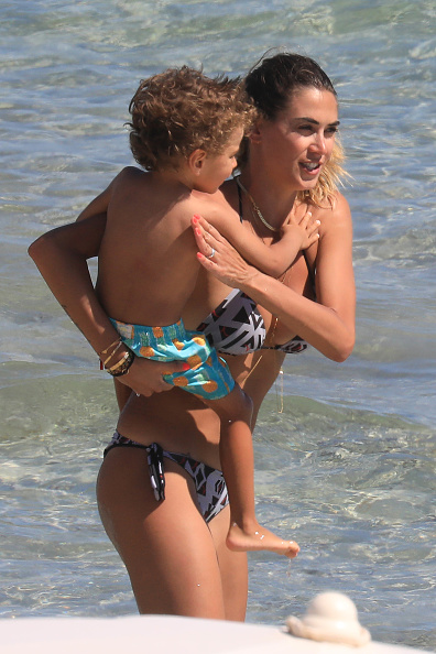Melissa Satta with her son are seen on June 9, 2017 in Ibiza, Spain Kevin-Prince Boateng,Melissa Satta,Melissa Satta curves,Melissa Satta shows her curves,Melissa Satta in skimpy bikini,Melissa Satta in bikini,Melissa Satta bikini pics,Melissa Satta bikini images,Melissa Satta bikini stills,Melissa Satta curves,Melissa Sa