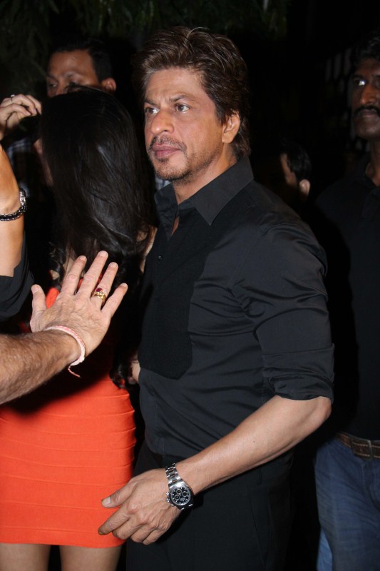 Bollywood actor Shah Rukh Khan arrives with daughter Suhana for opening of restaurant designed by Gauri Khan in Mumbai on June 18, 2017. Shah Rukh Khan,Suhana,Gauri Khan,Gauri Khan restaurant,SRK,Shah Rukh Khan with daughter Suhana,Shah Rukh Khan with his daughter Suhana