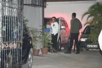 Bollywood actor Salman Khan with Family at Sister Alvira Agnihotri's House in Mumbai.